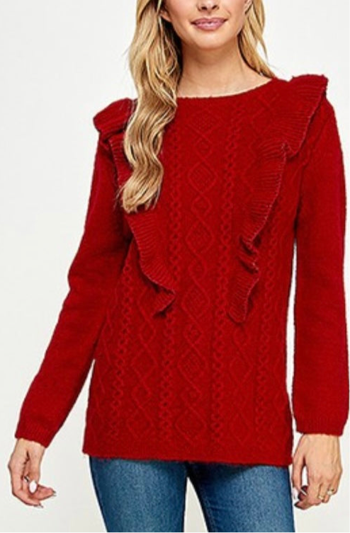 Red Winter Sweater