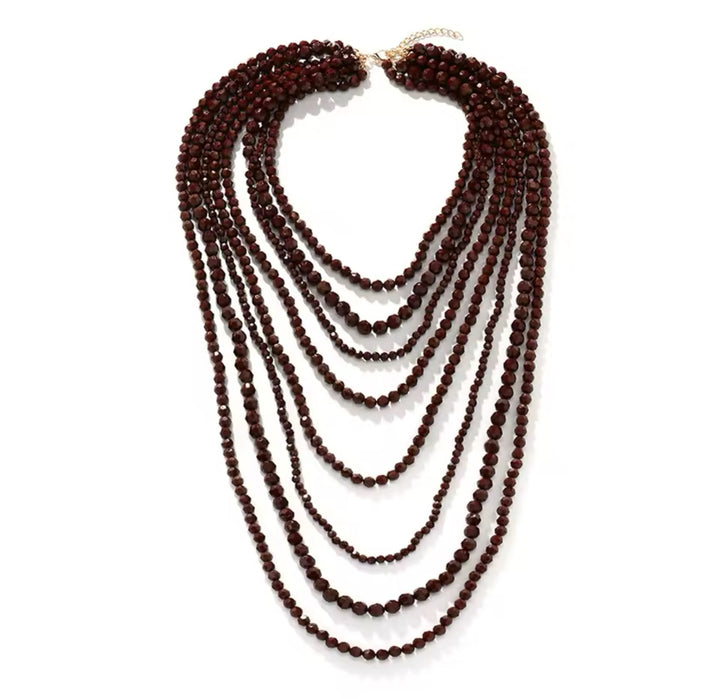 Brown Long Necklace