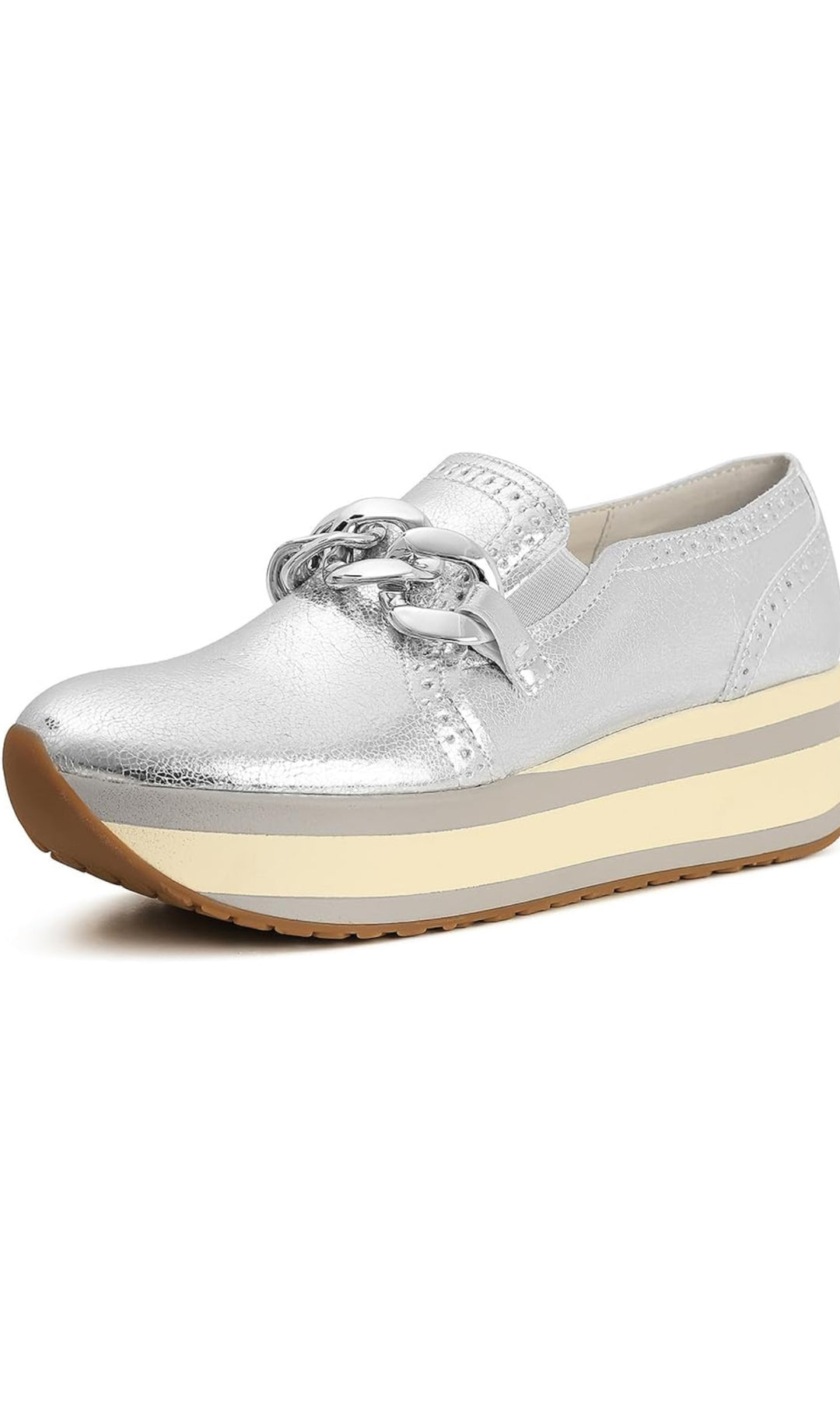 Silver Platform Shoe