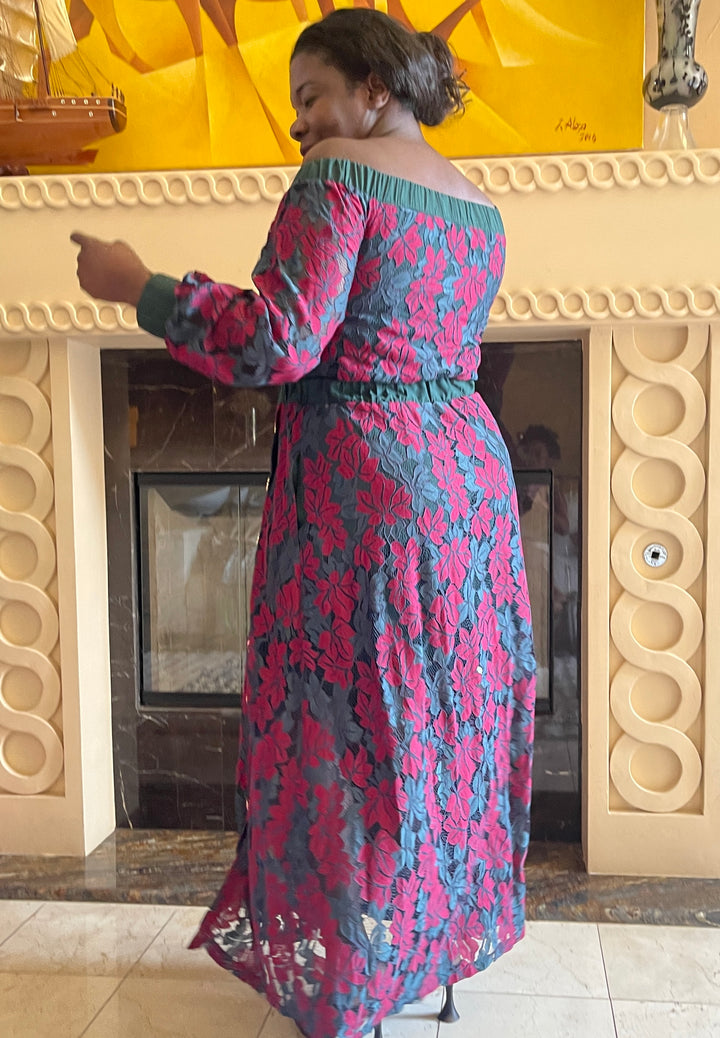 Off Shoulder Lace Dress