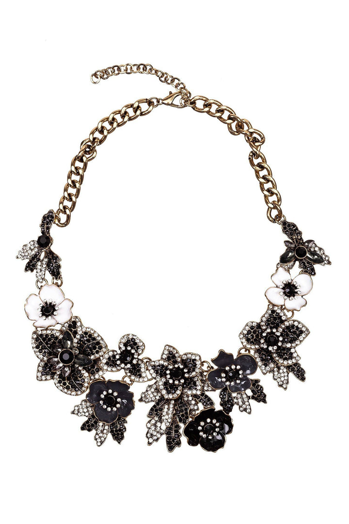 Amata Statement Necklace - Black