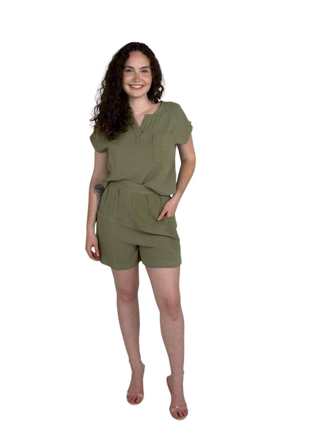 Sage Short Set