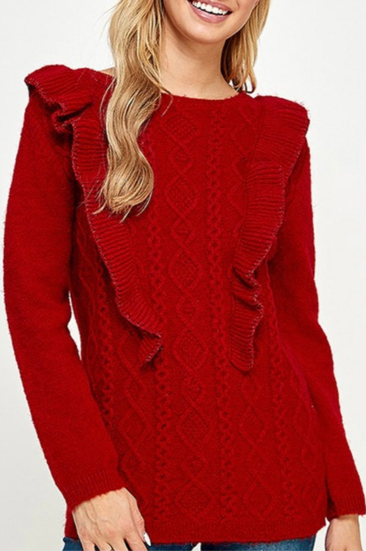 Red Winter Sweater
