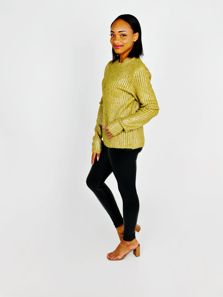 Gold Short Sweater