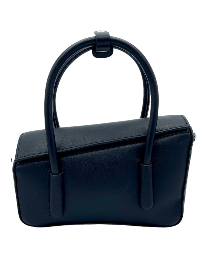 Black Asymmetrical Leather Purse