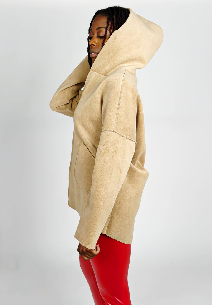 Brown Hooded Coat