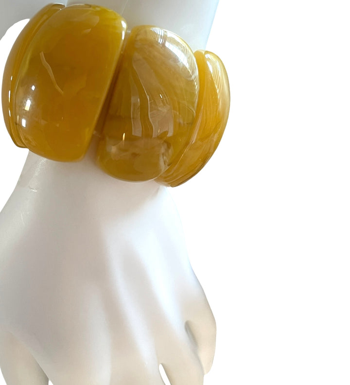 Yellow Big Bracelet Bangle