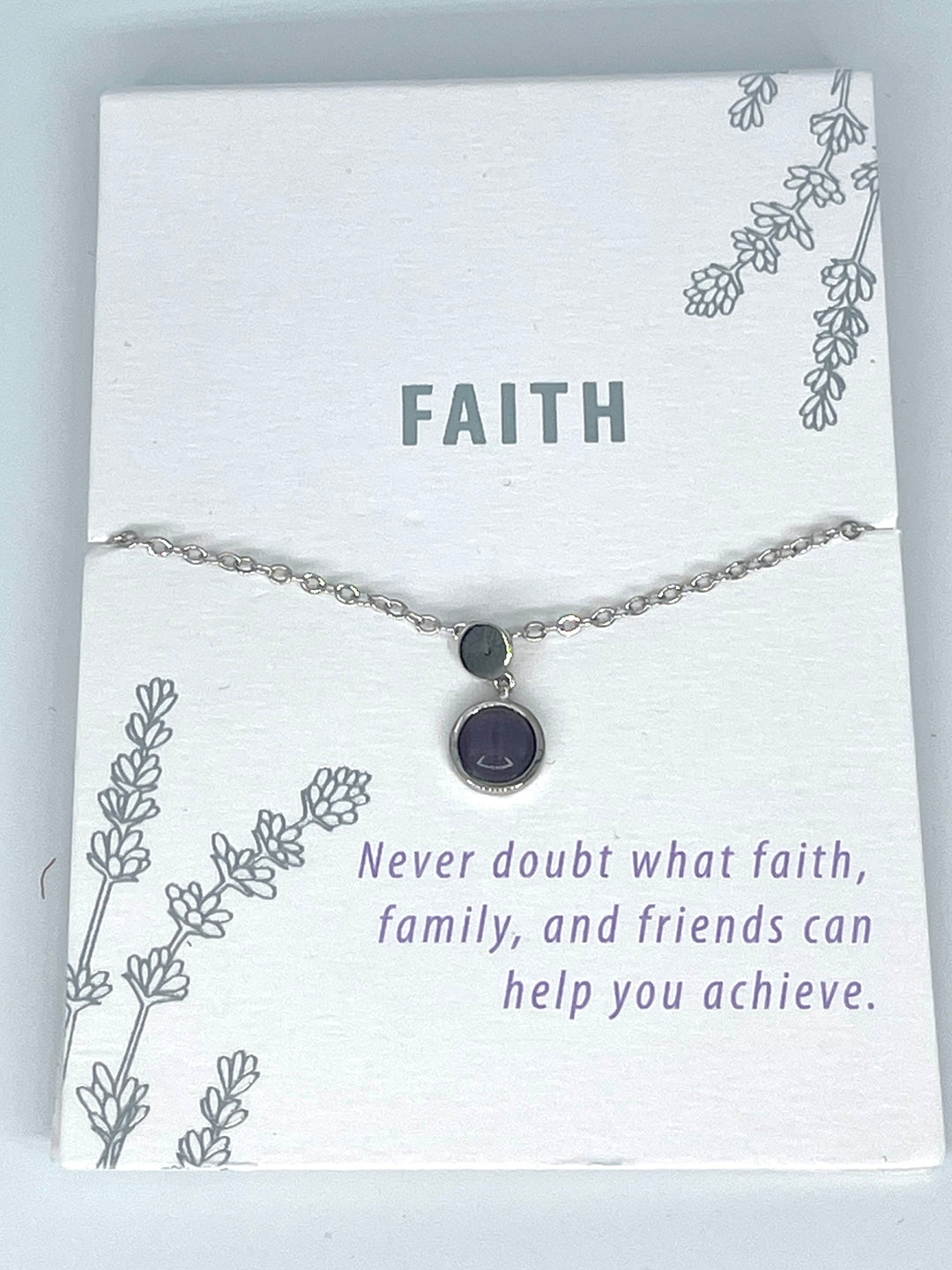Violet Mist Opal Necklace