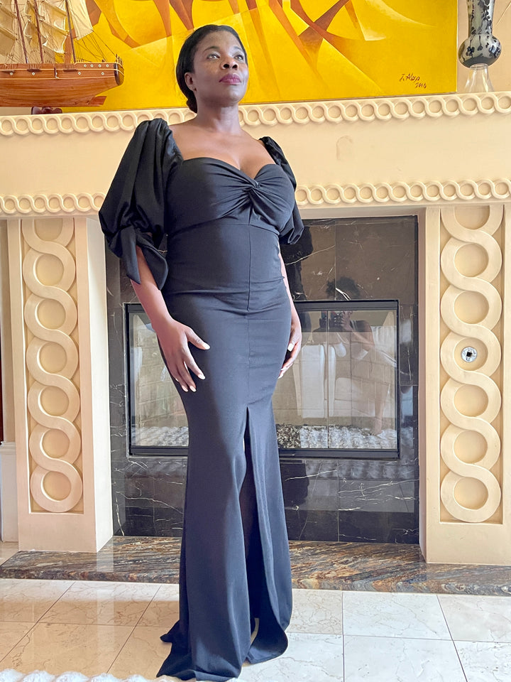 Black Plus Size Maxi Dress