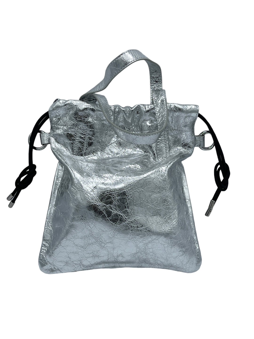 Silver Leather Purse
