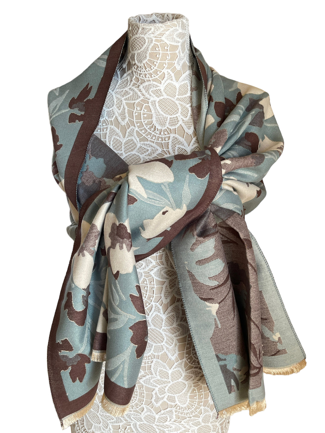 Wool Patterned Scarf