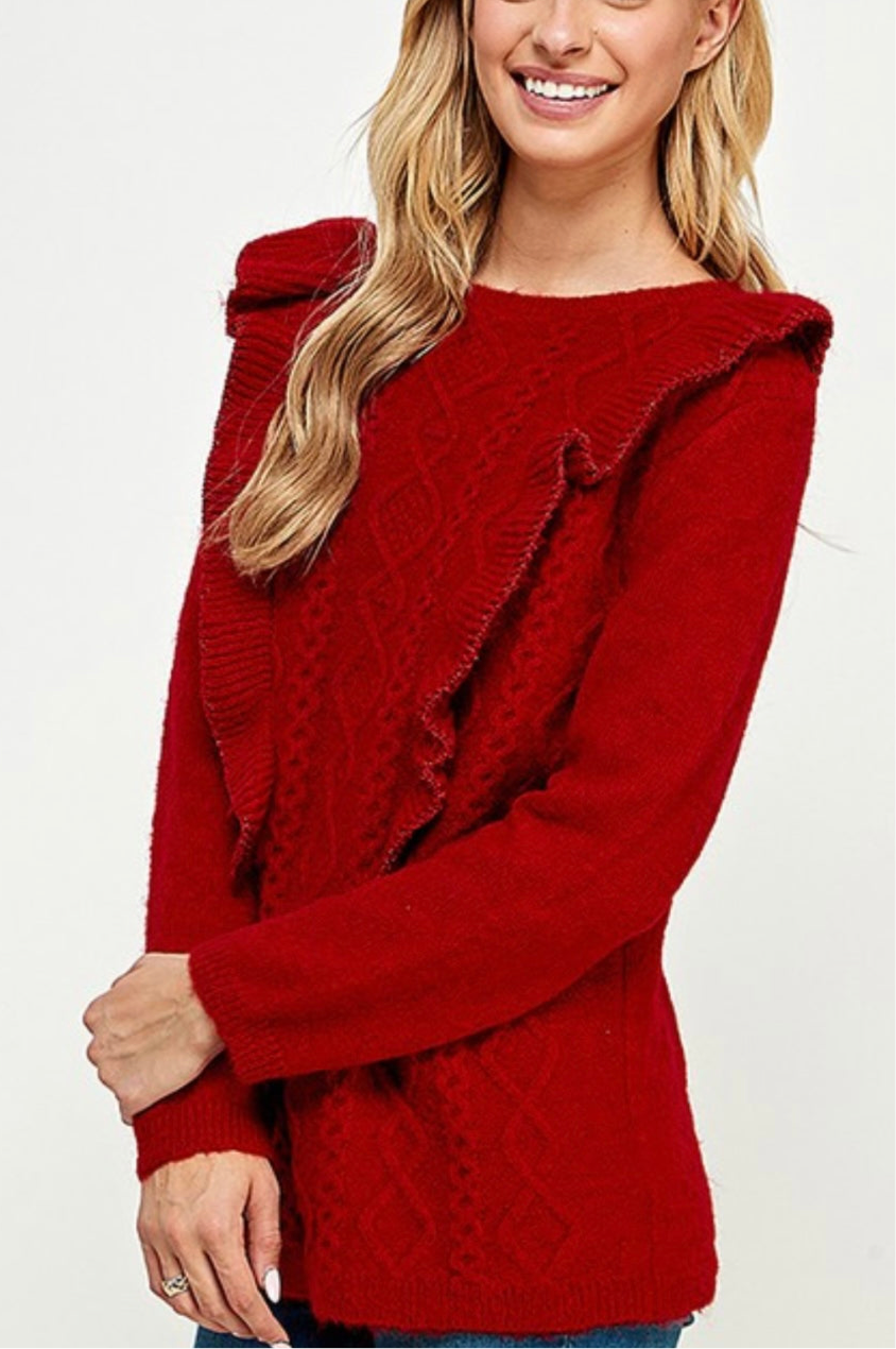 Red Winter Sweater
