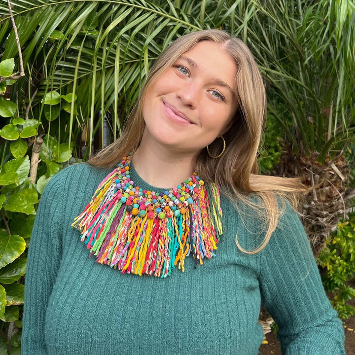 Kantha Pastiche Necklace