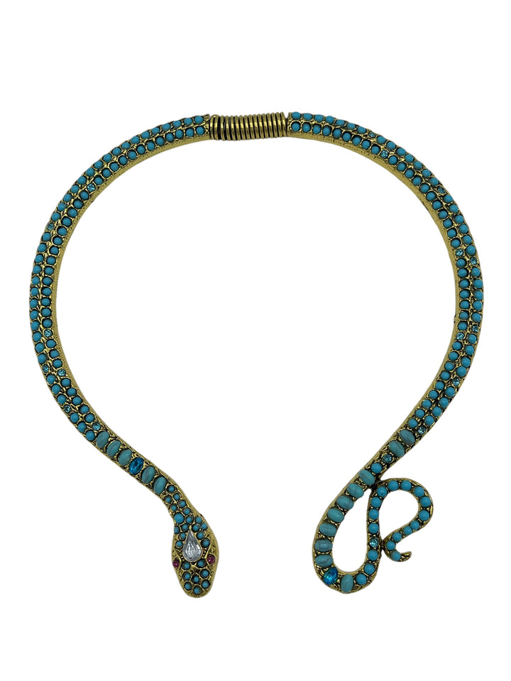 Blue Snake Choker