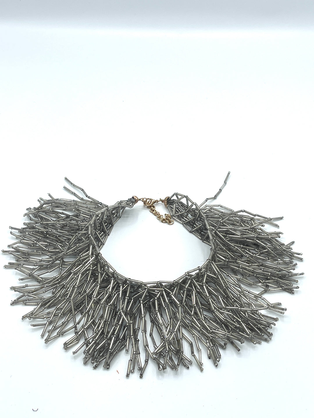 Silver Beaded Necklace