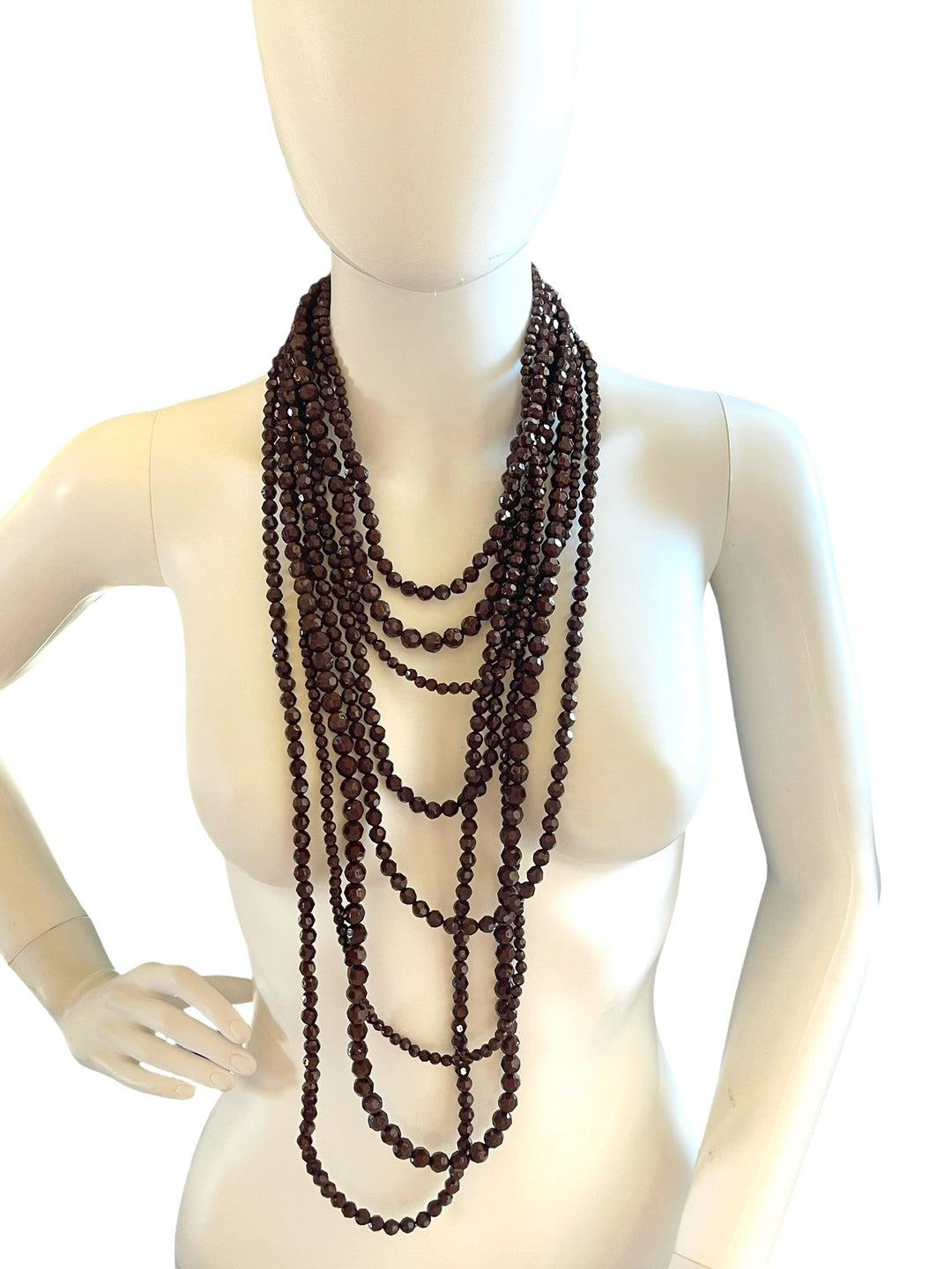 Brown Long Necklace