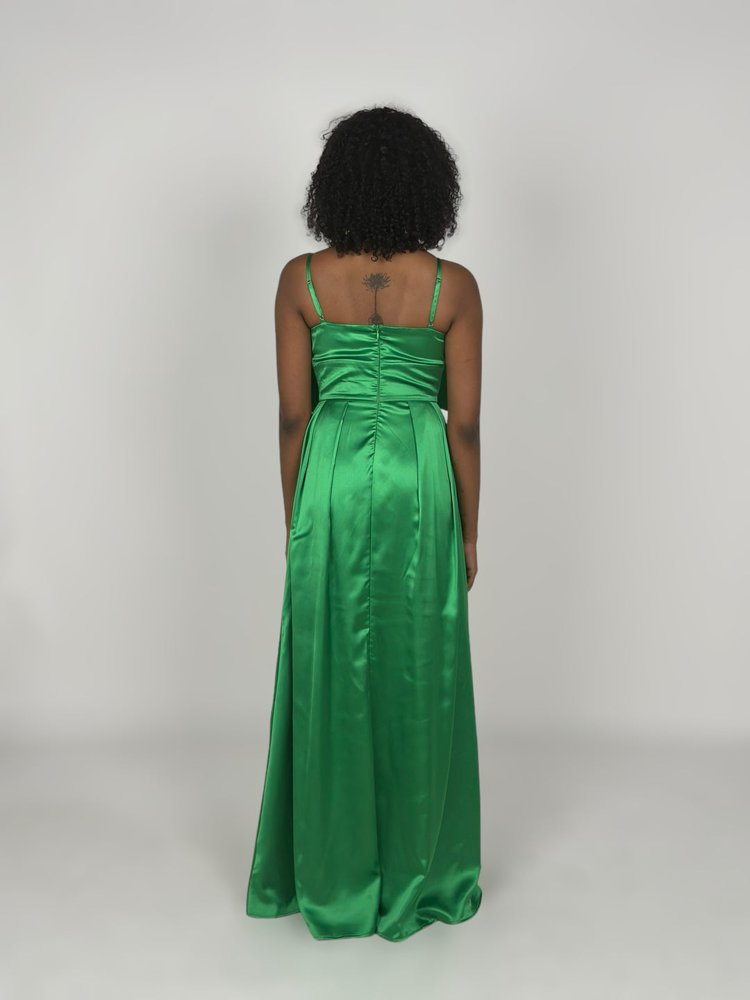 Kelly Green Maxi Bow Dress
