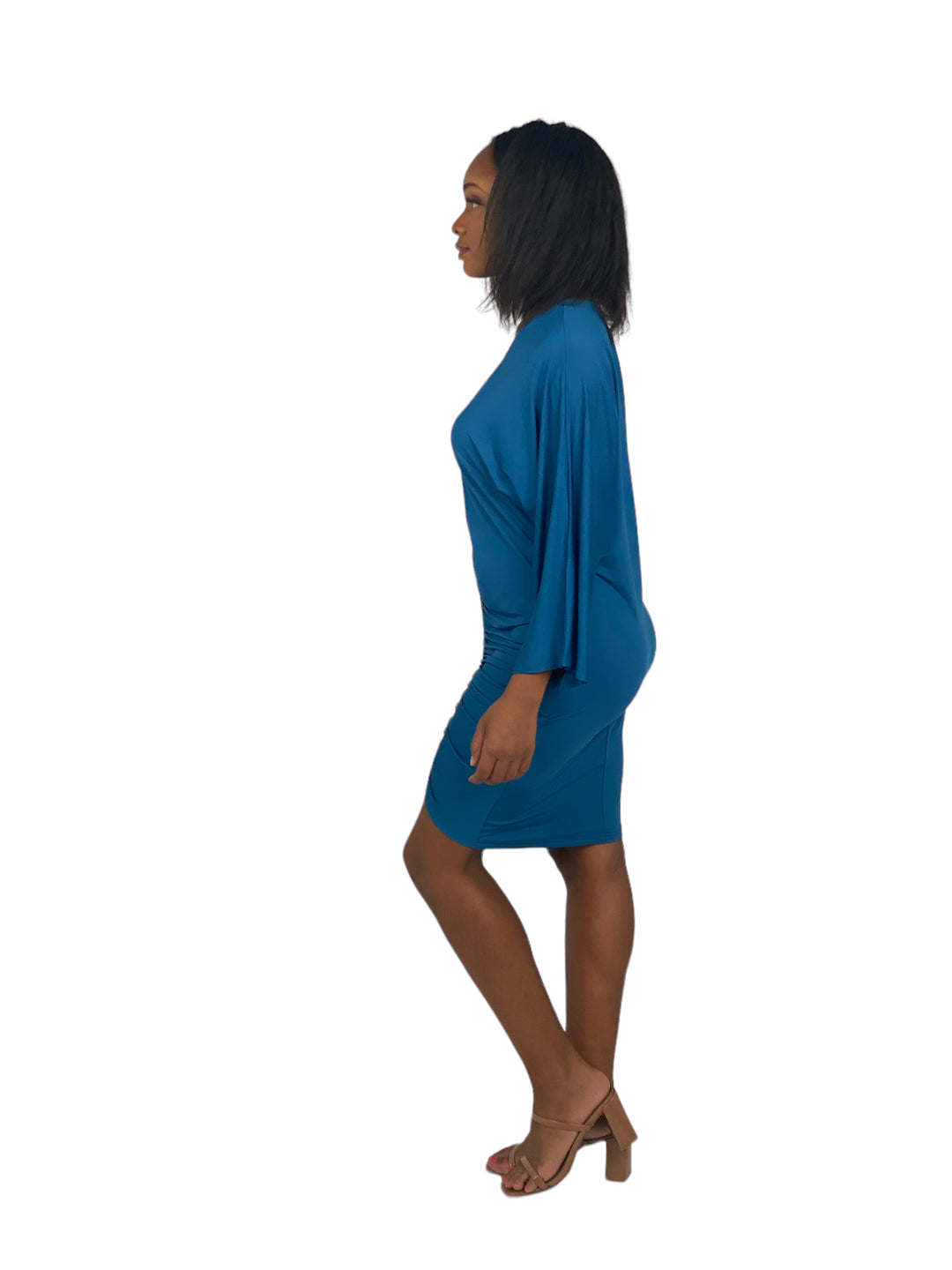 Teal Bodycon Mini Dress