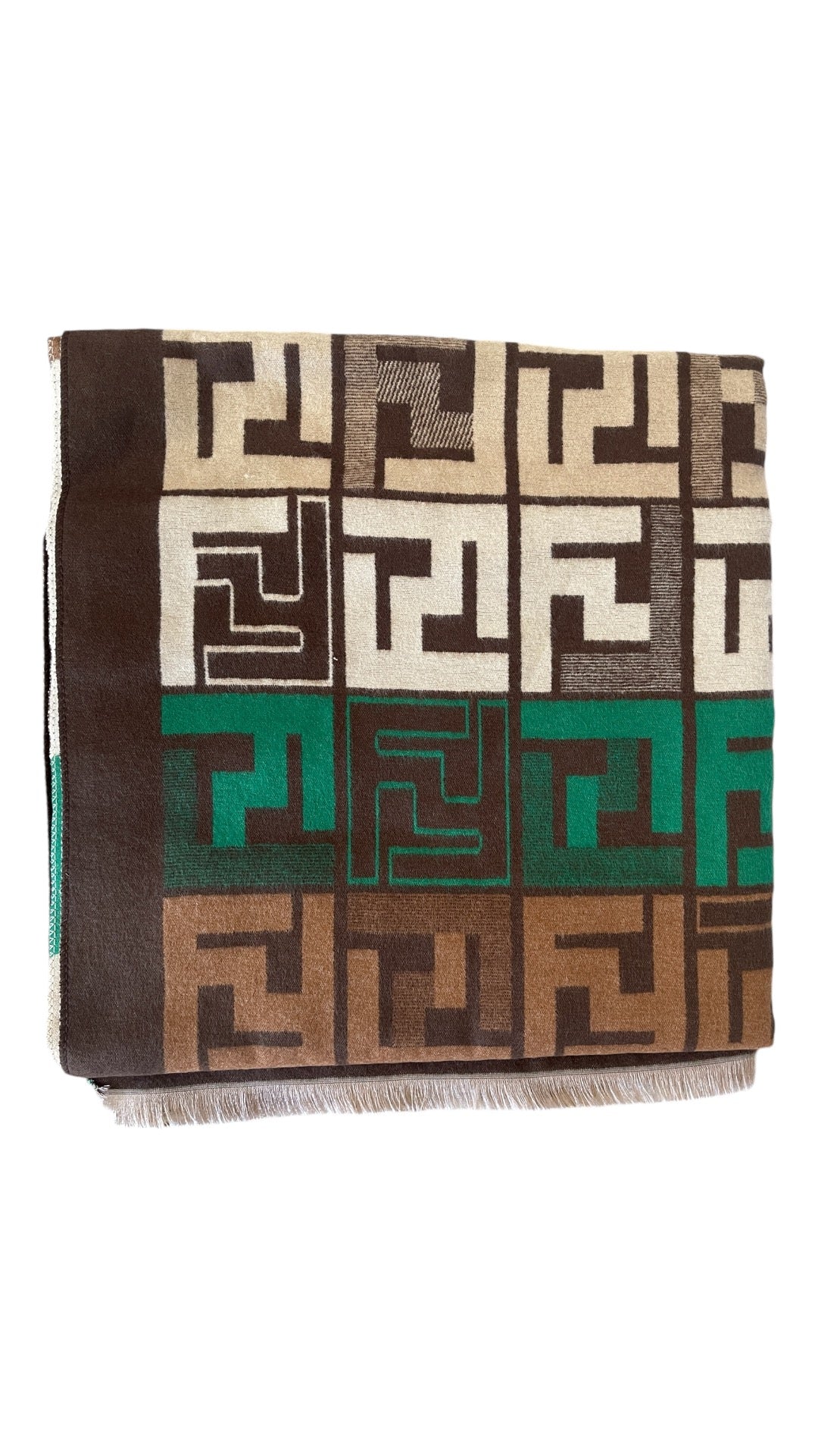 Green/Brown Pashmina Shawl