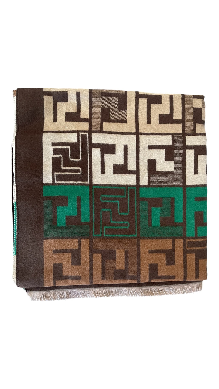Green/Brown Pashmina Shawl