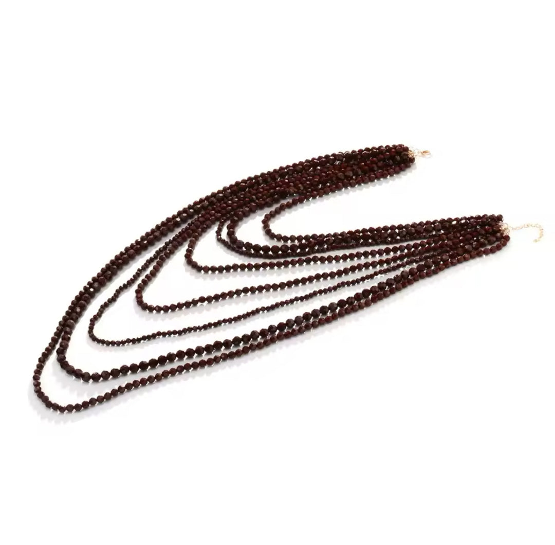 Brown Long Necklace