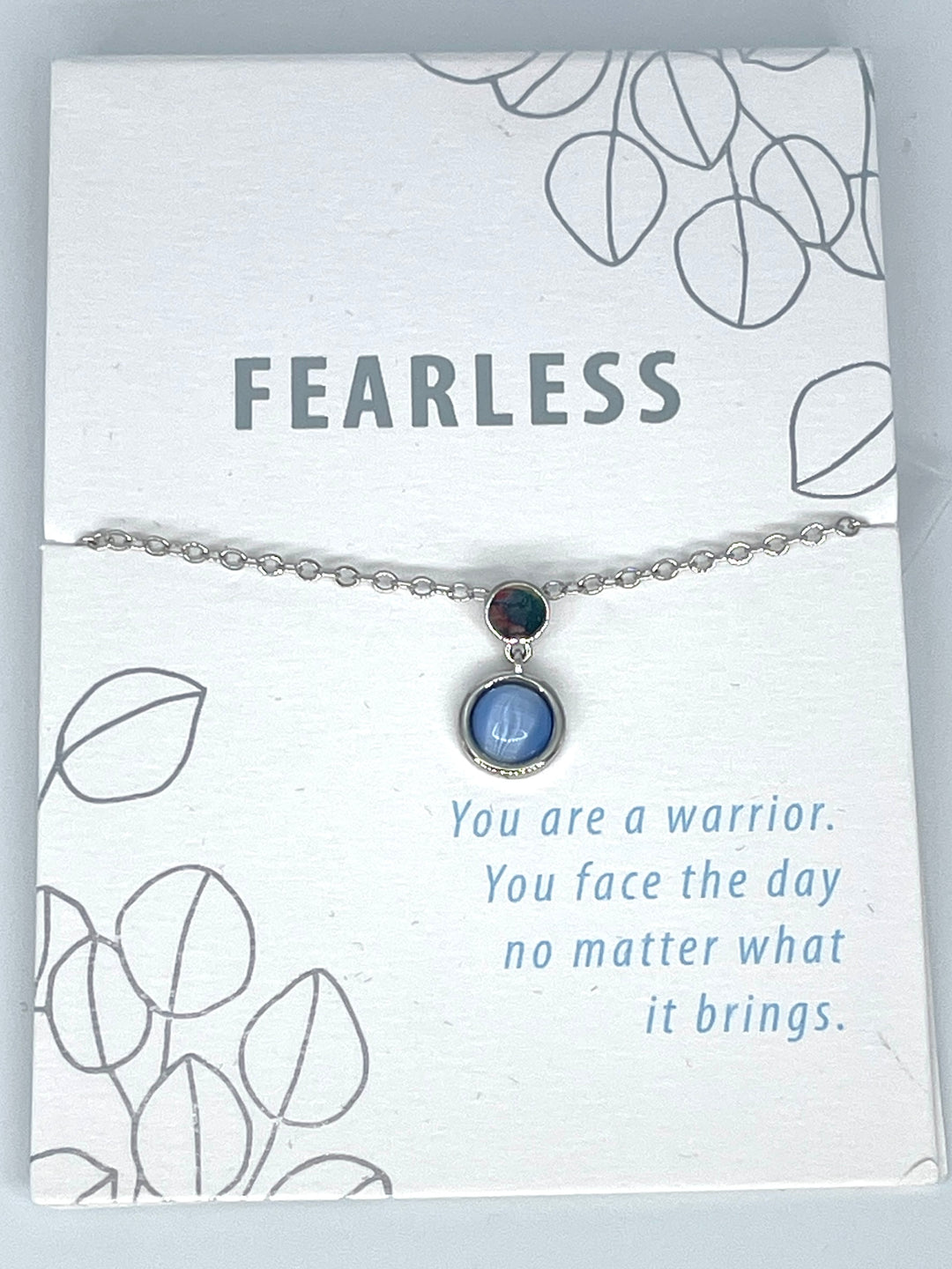 Forget Me Not Opal Necklace