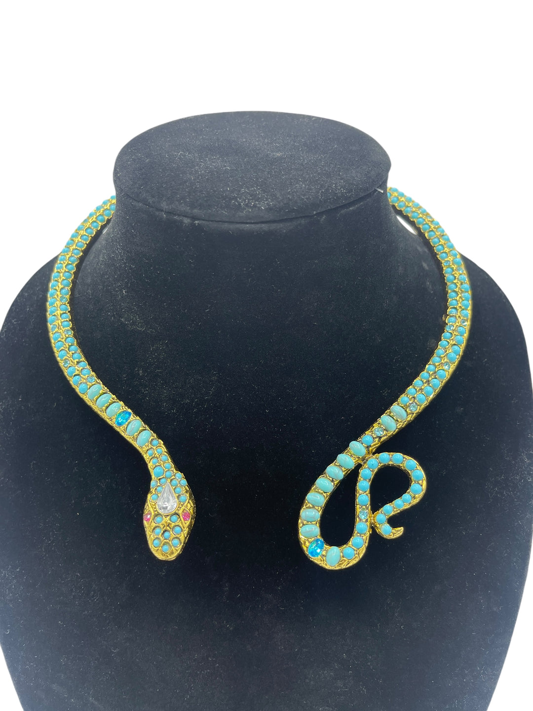 Blue Snake Choker