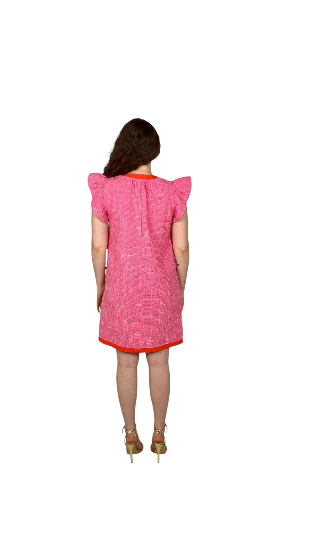 Pink Ribbon And Tweed Mini Dress