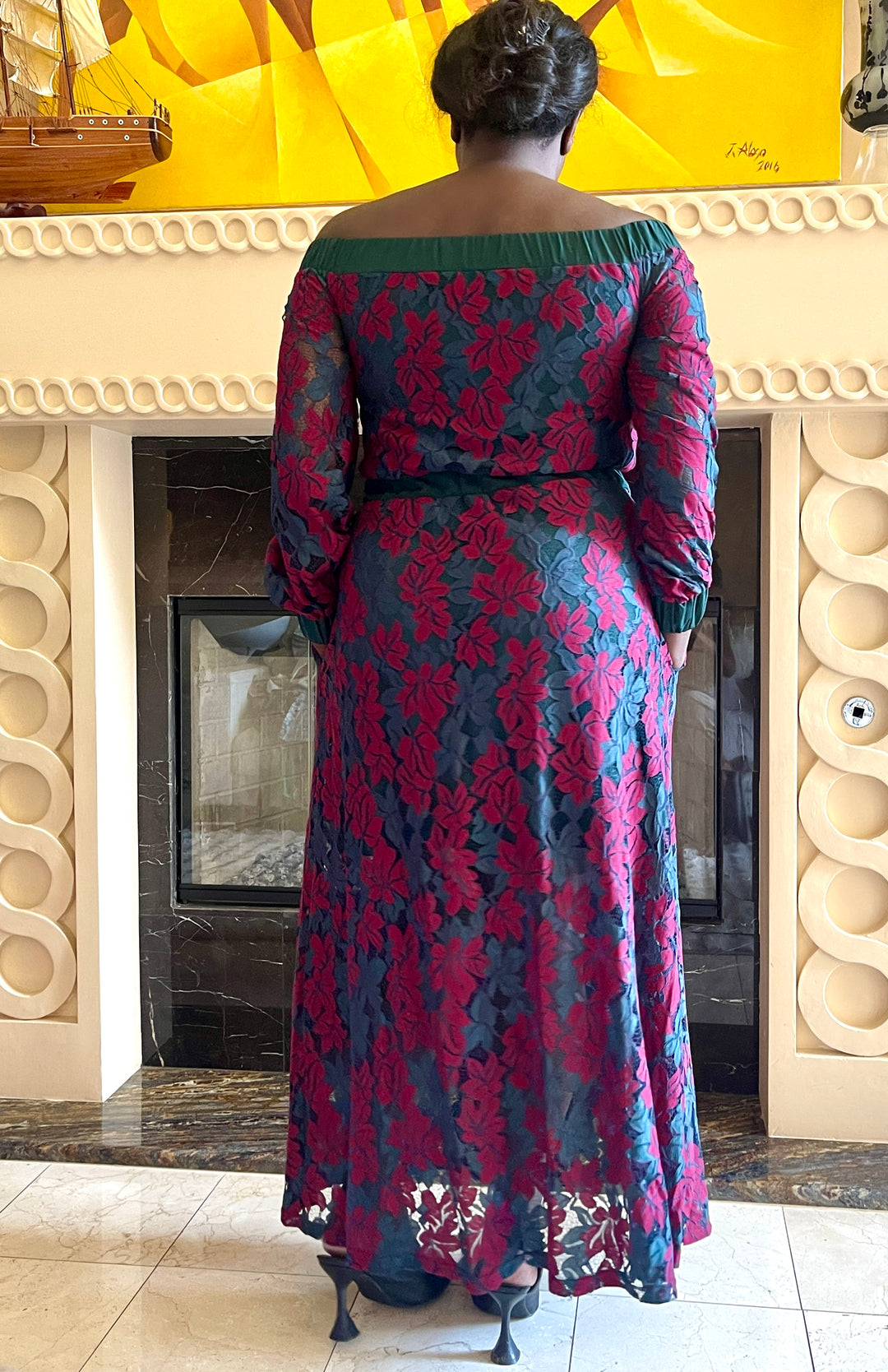 Off Shoulder Lace Dress