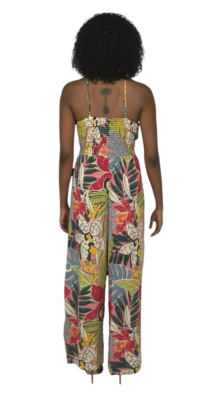Sleeveless Floral Jumpsuit