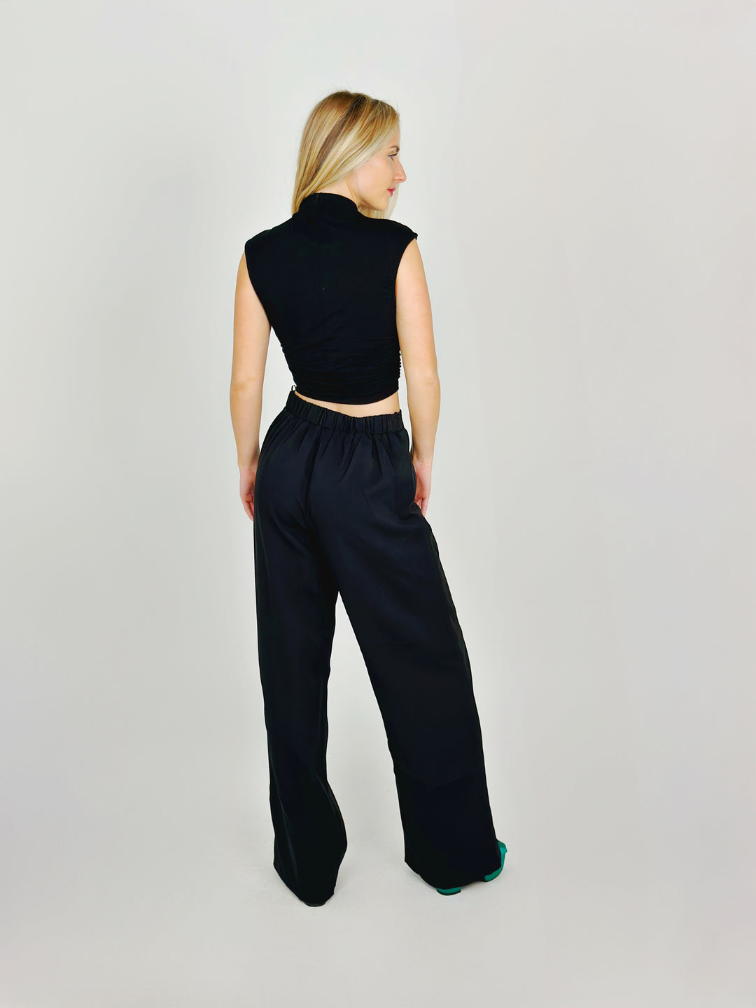 Black Flare Pants