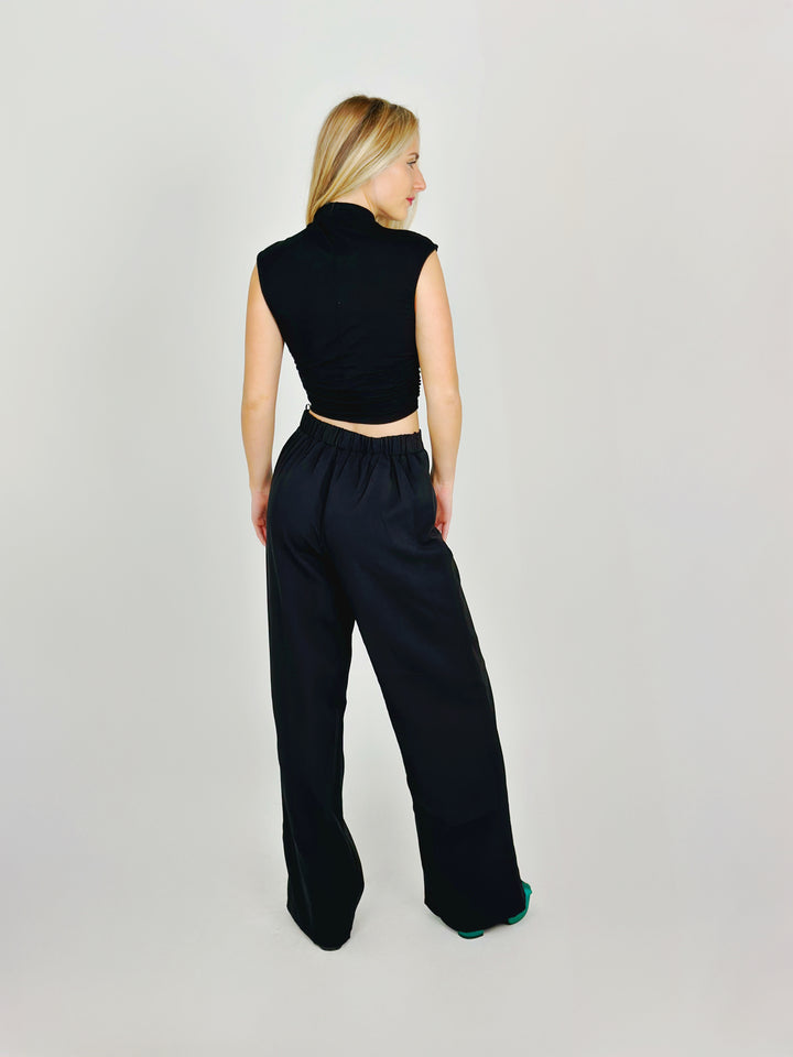 Black Flare Pants
