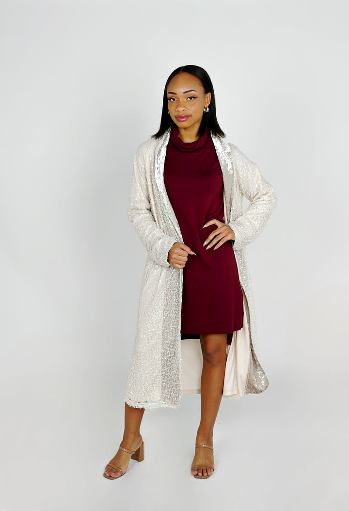 Champagne Velvet Sequin Jacket