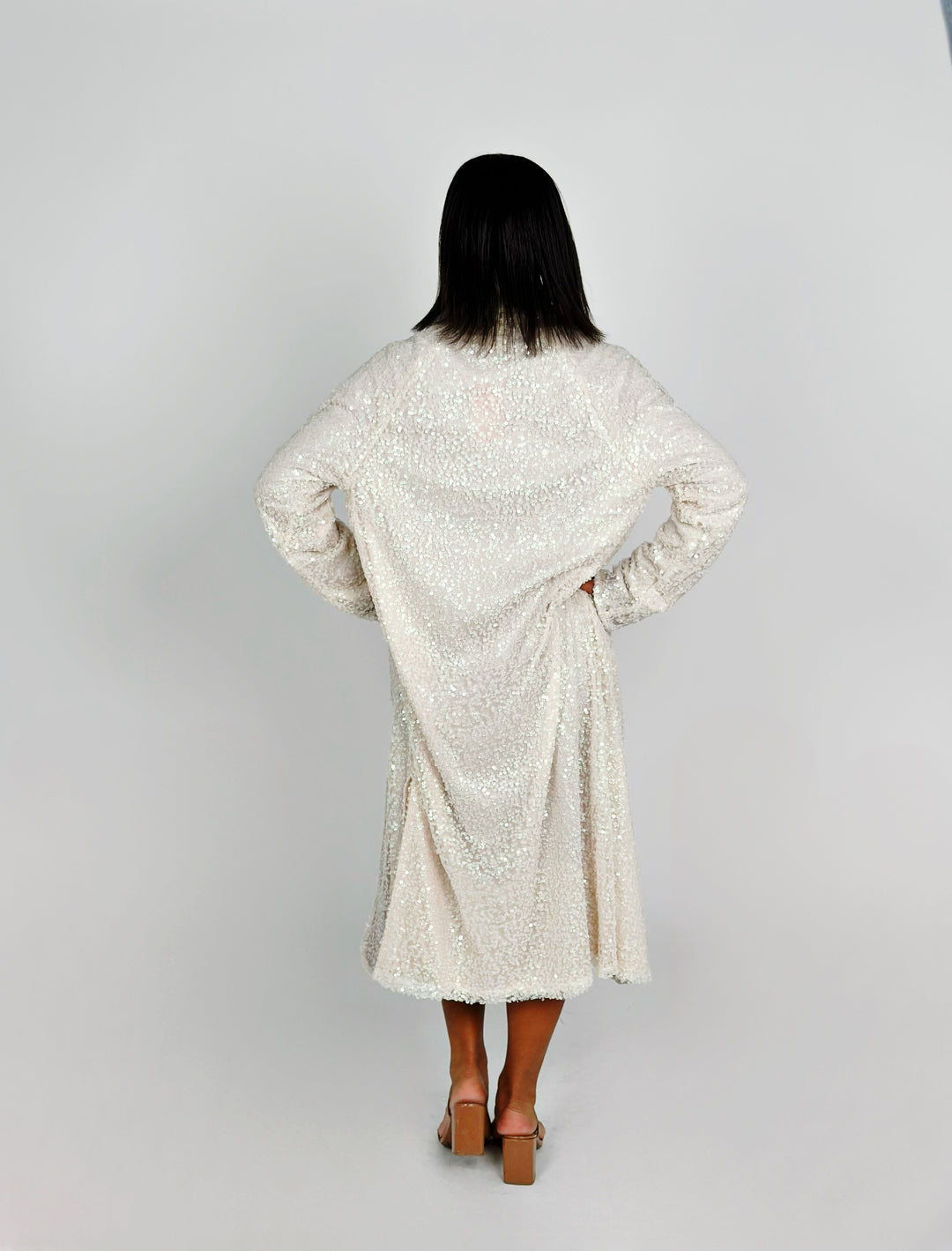 Champagne Velvet Sequin Jacket