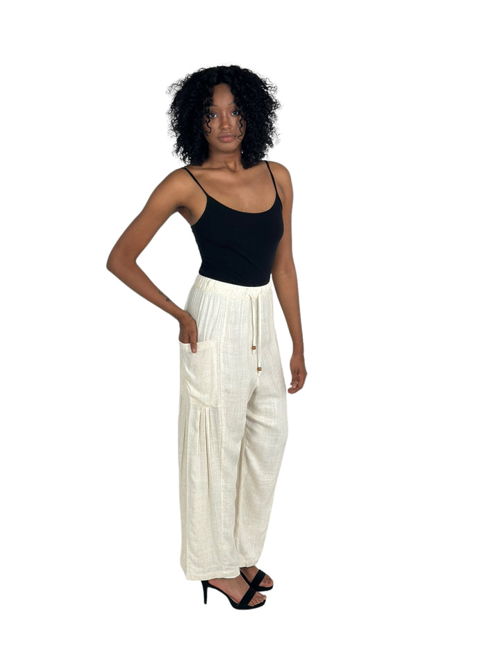 Oatmeal Cargo Pants