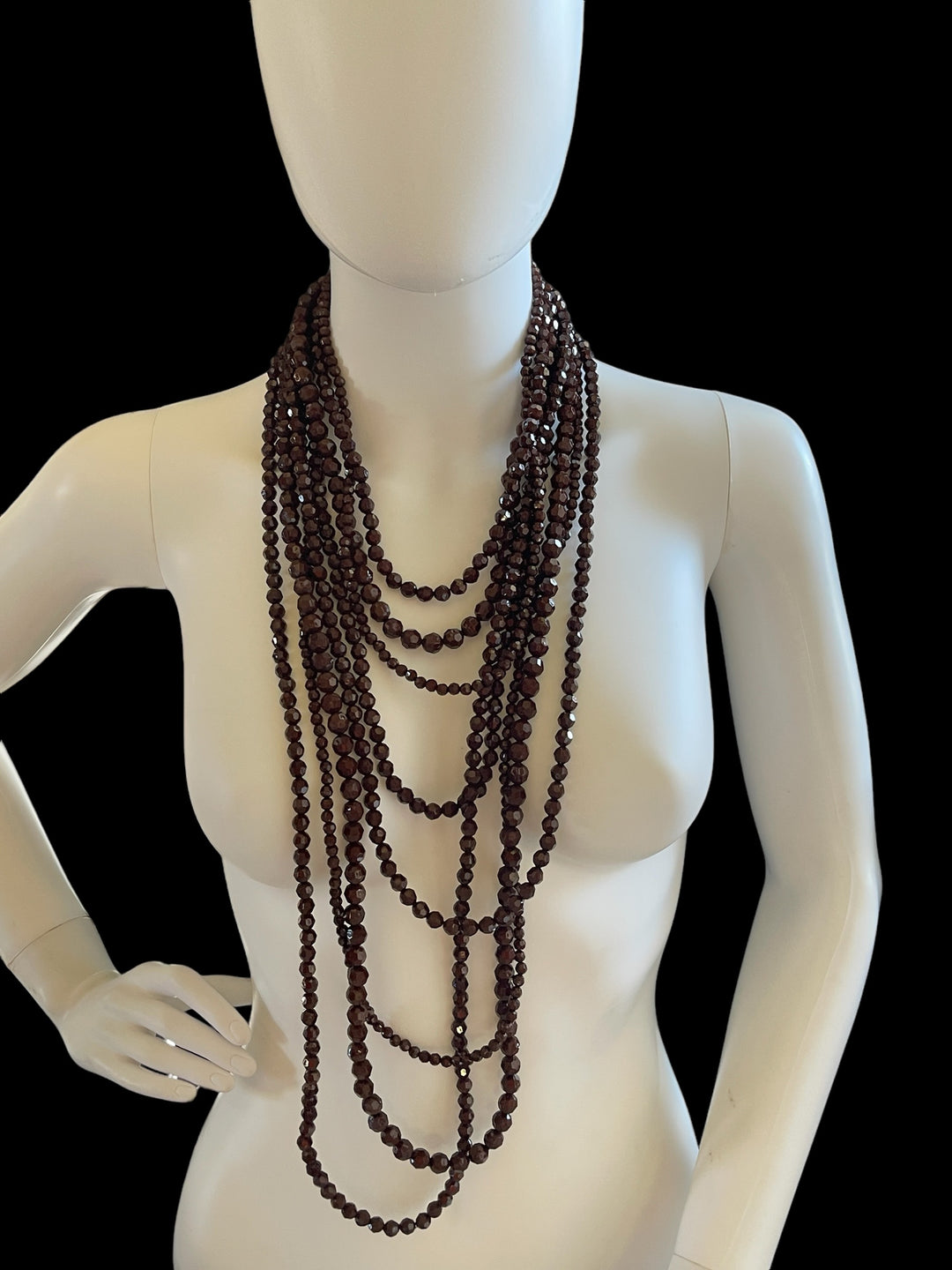 Brown Long Necklace