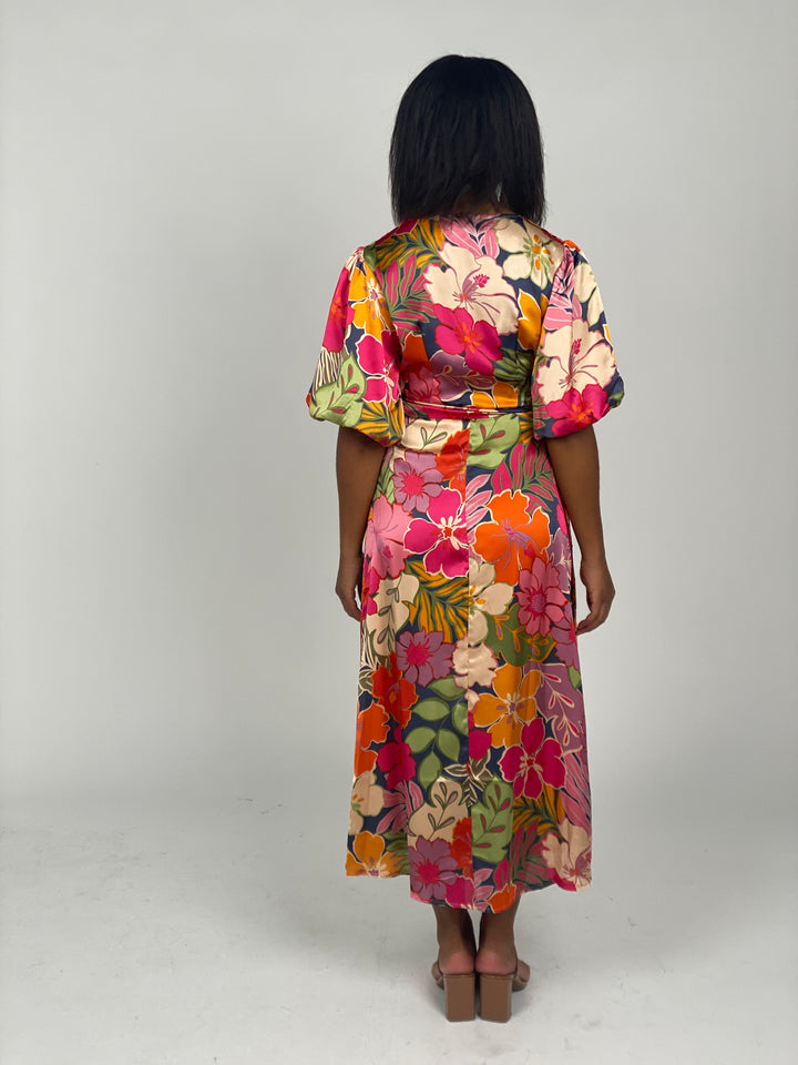 Floral Wrap Dress