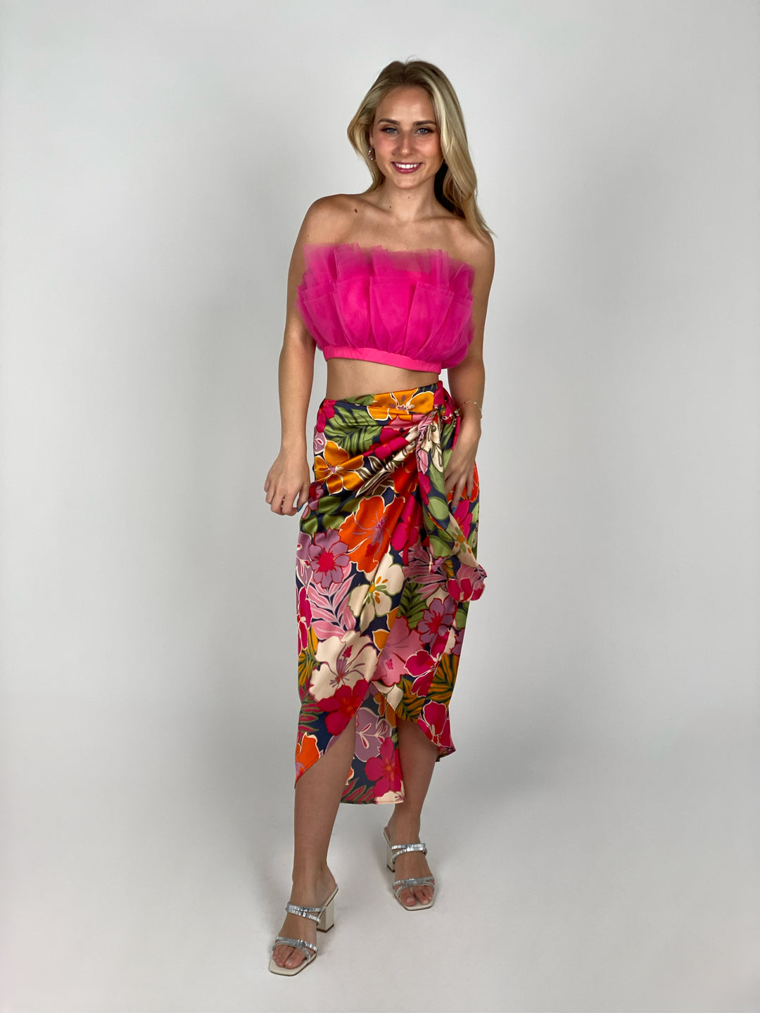 Hot Pink Tulle Top