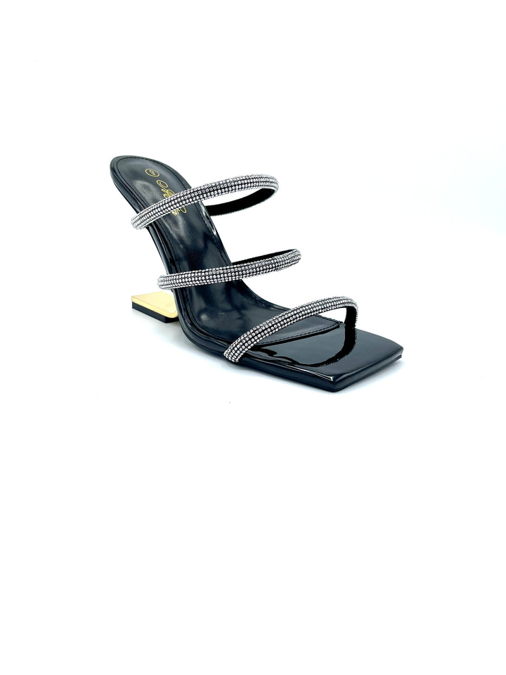 Black Glamourous Sandals