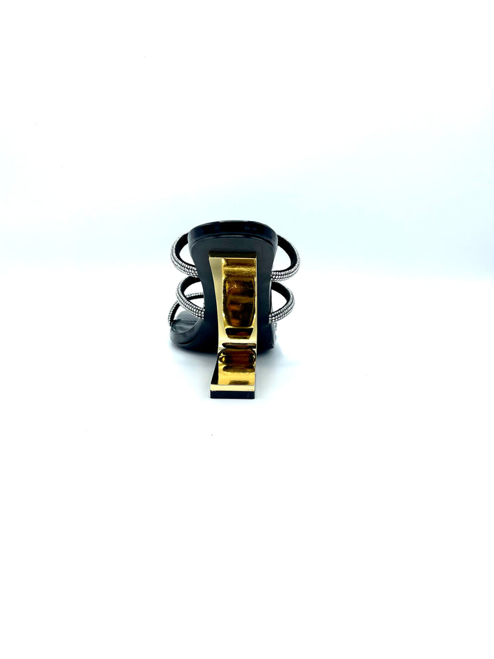 Black Glamourous Sandals
