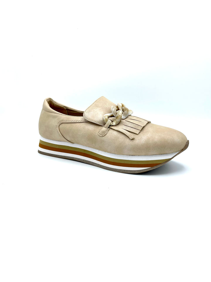 Coconuts Beige Slip Ons
