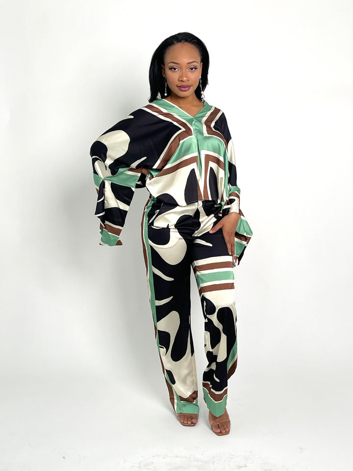 Green Brown Black Set