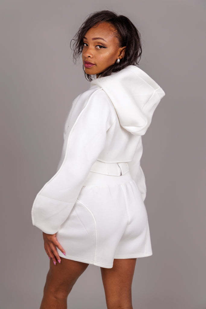 White Short Suit