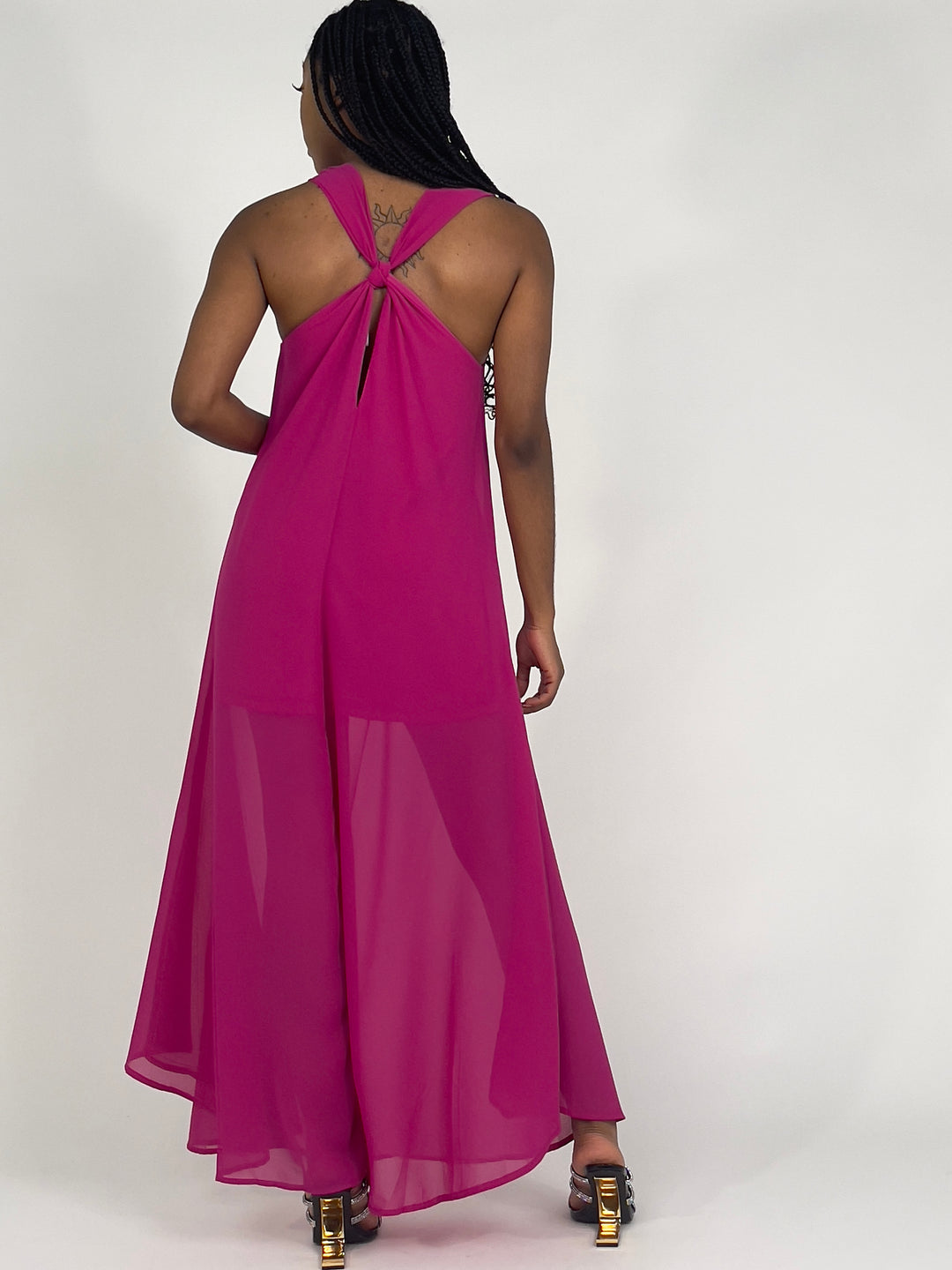 Magenta Maxi Dress