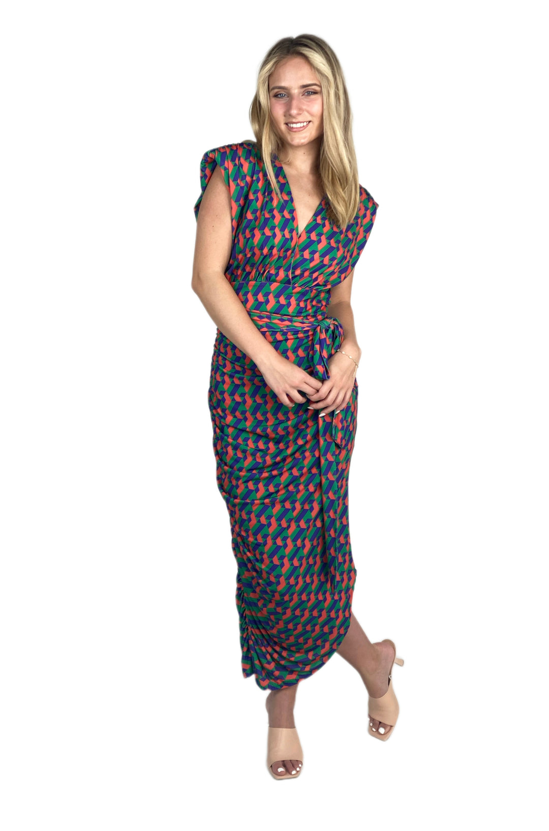 Opal Printed Midi Dress