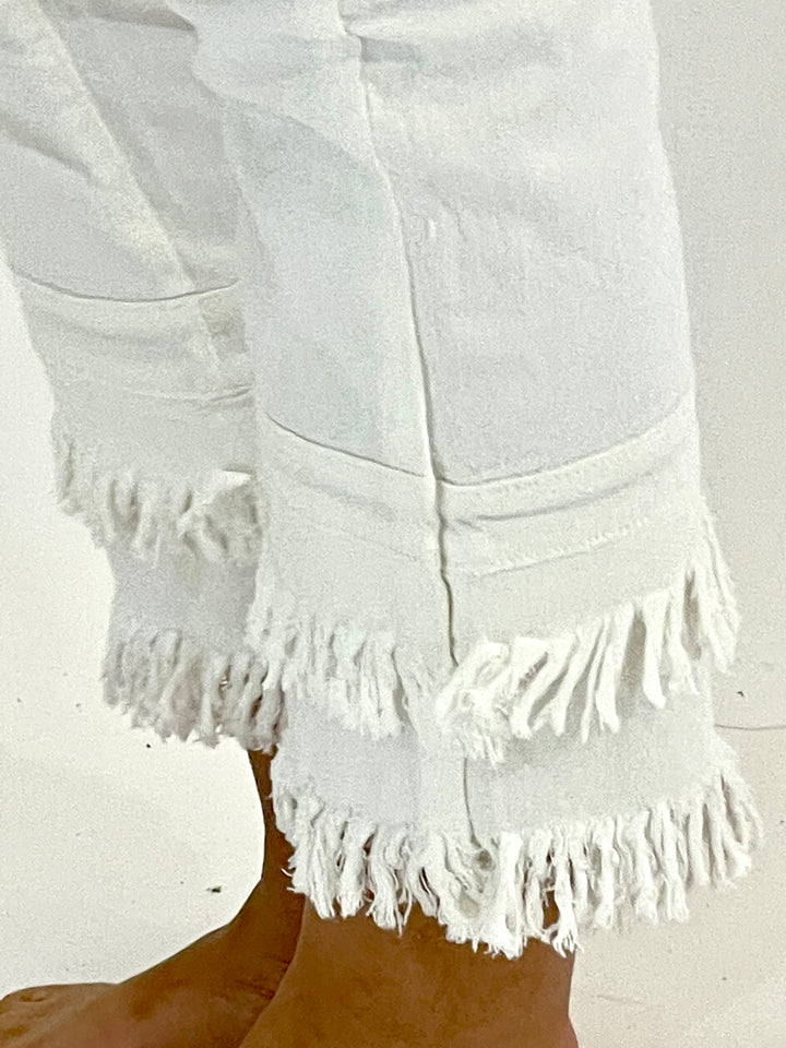 White Jean Pants