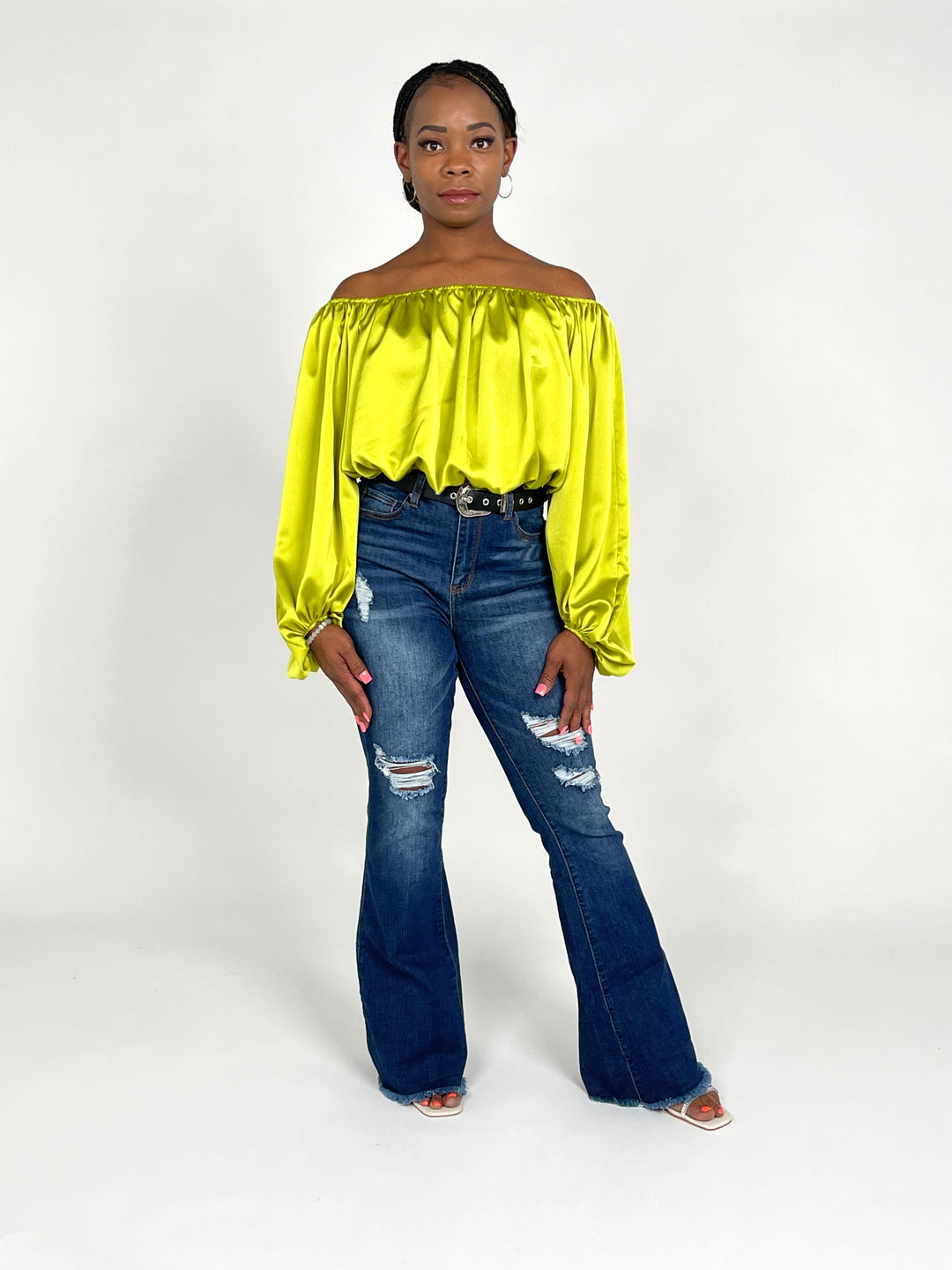 Lime Green Top