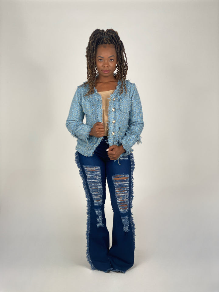 Malibu Baby Blue Blazer