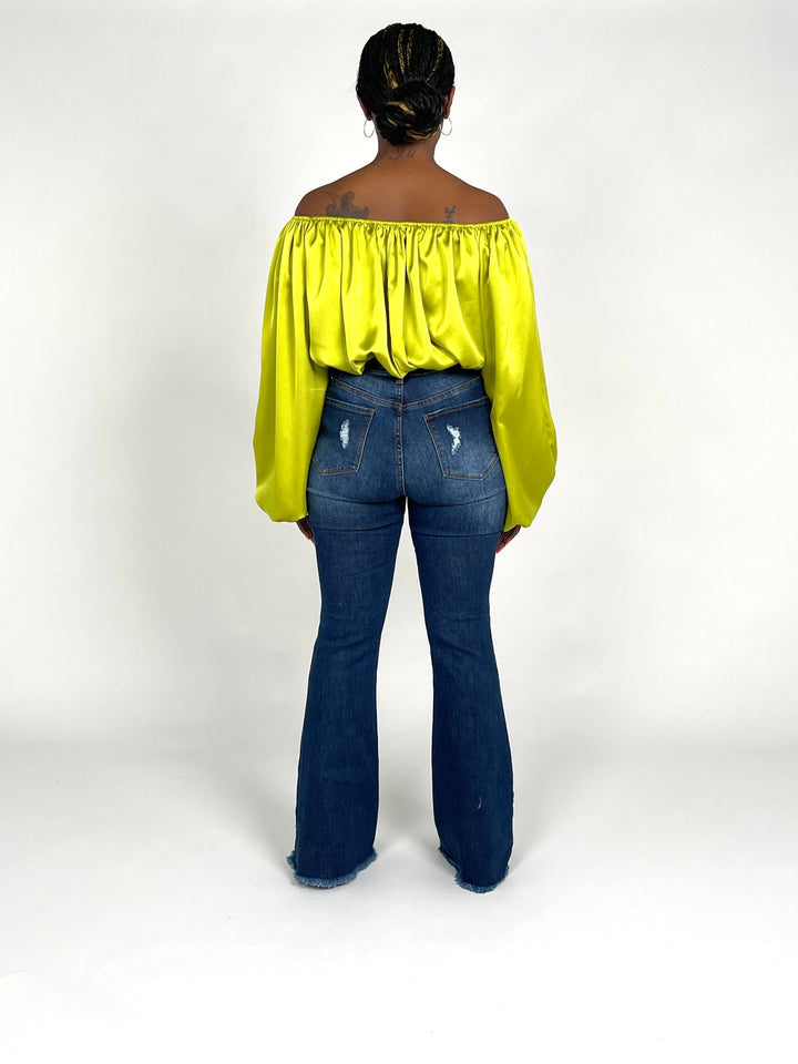 Lime Green Top