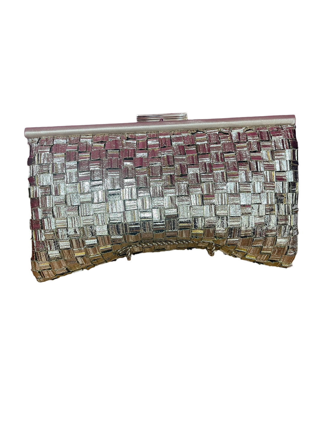 Gold Metallic Clutch
